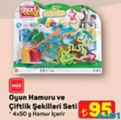 MGS OYUNCAK OYUN HAMURU VE ÇİFTLİK ŞEKİLLERİ SETİ fiyat ve kampanya bilgisi